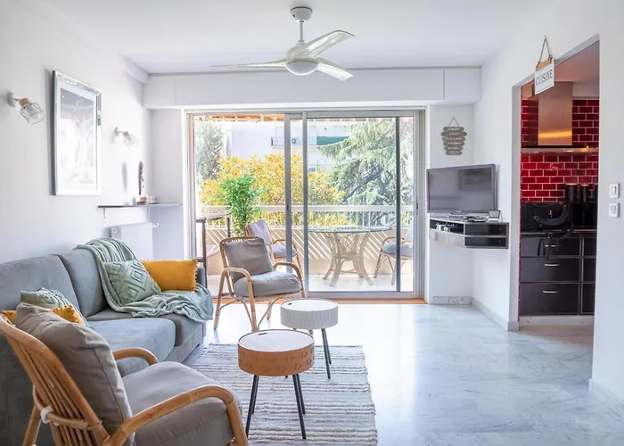 Rue D'antibes Bright With Terrace Daire *